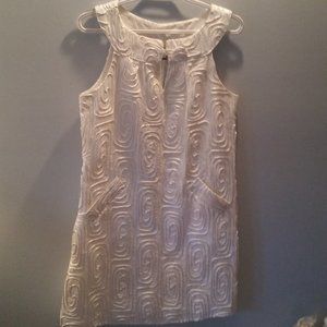 B. B. Dakota white linen retro dress